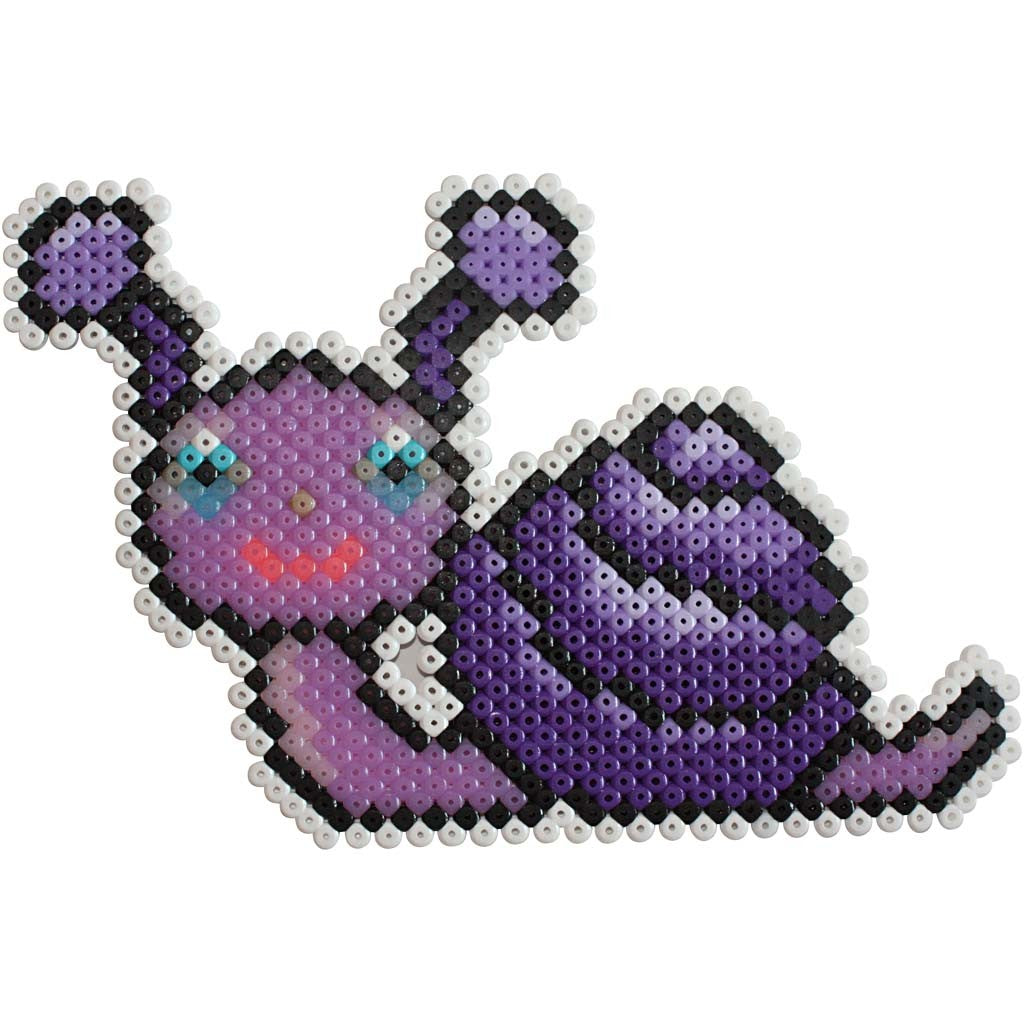 Pärlplattor, stor ihopsättningsbar kvadrat, stl. 15x15 cm, medium, klar, 2 st./ 1 förp. [HOB-75309]