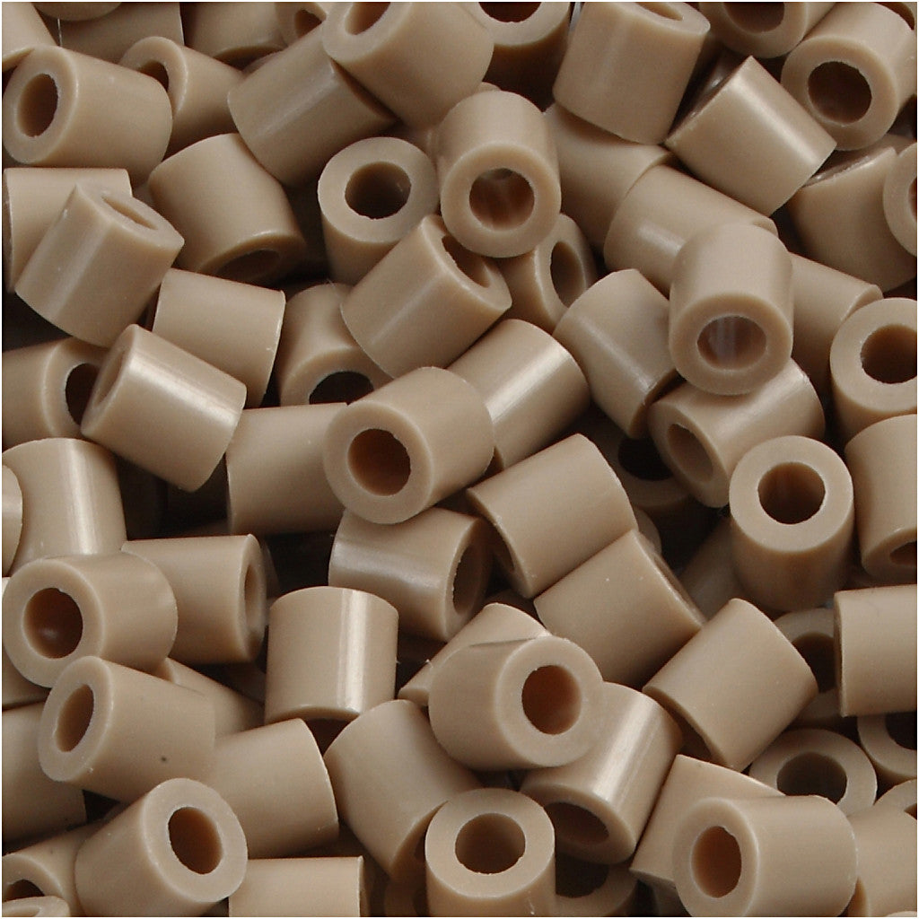 Photo Pearls, stl. 5x5 mm, Hålstl. 2,5 mm, medium, beige (6), 6000 st./ 1 förp. [HOB-75506]