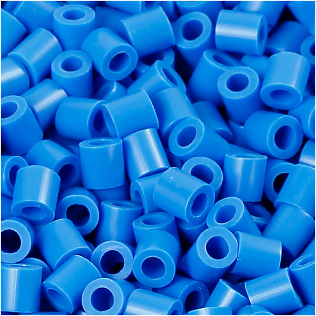 PhotoPearls, size 5x5 mm, hole size 2,5 mm, medium, blue (17), 1100 pc