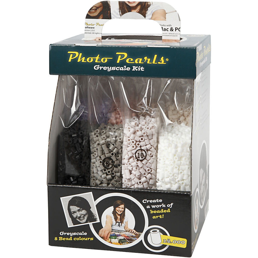 Photo Pearls Startset, medium, mixade färger, 14000 st., 1 set [HOB-75597]