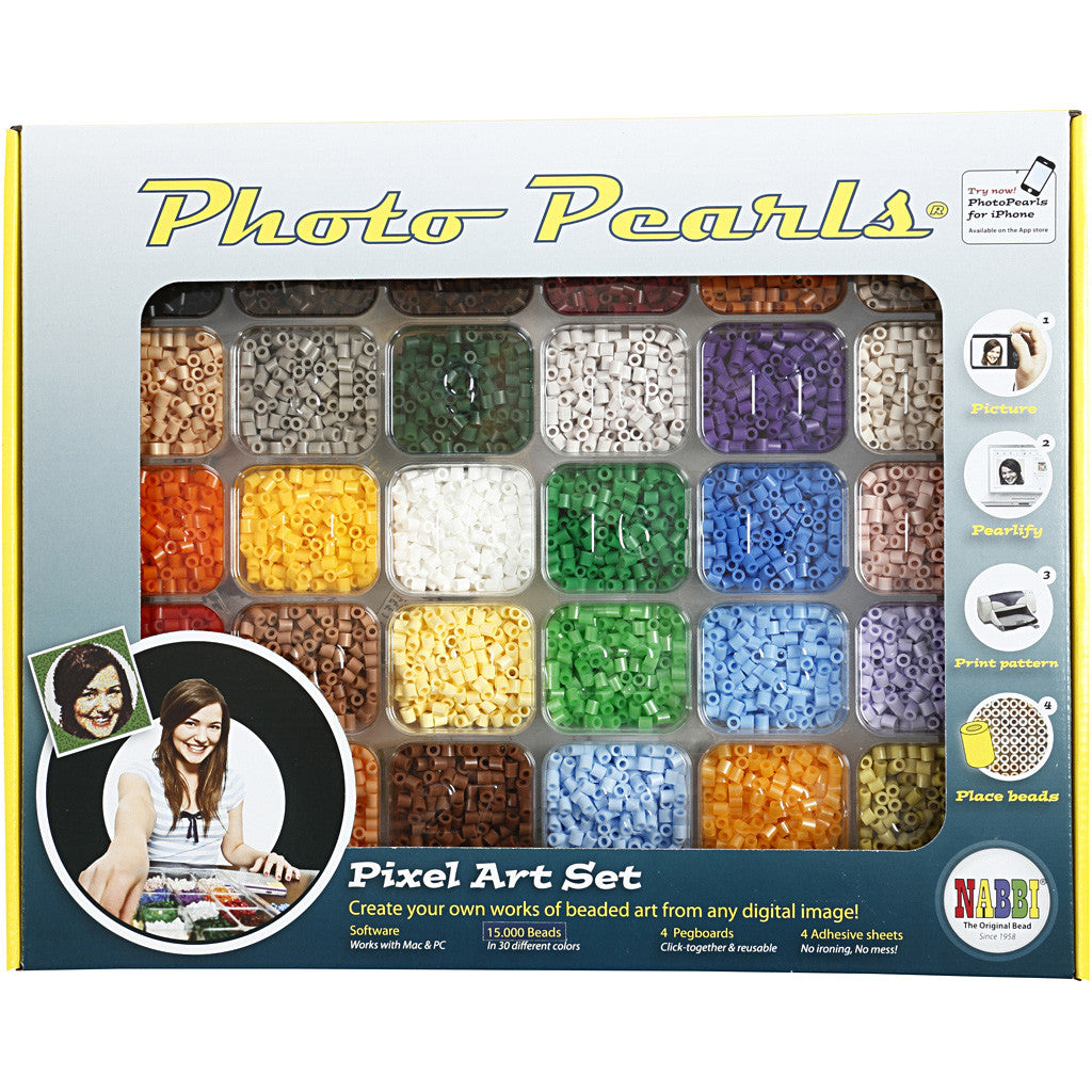 Photo Pearls Startset, medium, 15000 st., 1 set [HOB-75598]