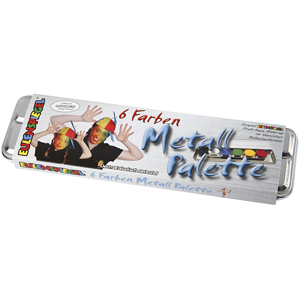 Eulenspiegel Ansiktsfärg, mixade färger, 6 färg/ 1 set [HOB-76135]