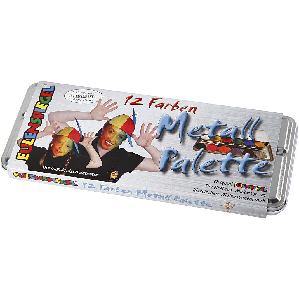 Eulenspiegel Ansiktsfärg, mixade färger, 12 färg/ 1 set [HOB-76136]