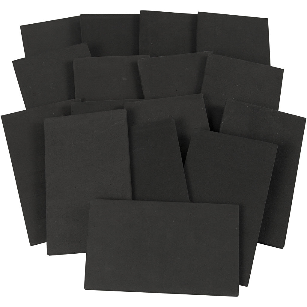 String Art Plattor, stl. 20x12 cm, tjocklek 10 mm, svart, 16 st./ 1 förp. [HOB-76899]