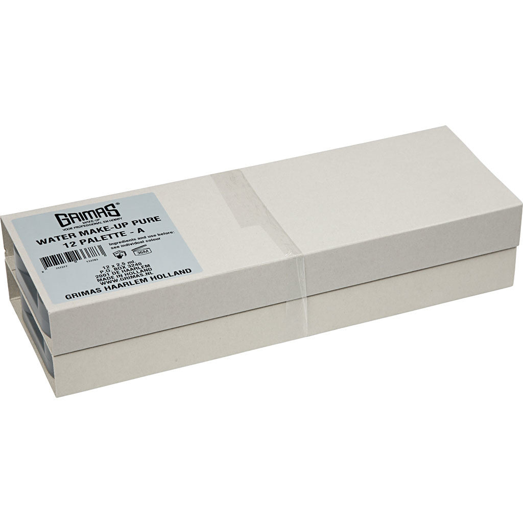 Grimas ansiktsfärg - sminkpalett, mixade färger, 24x2.50 ml/ 1 st. [HOB-77004]