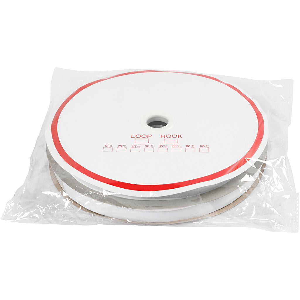 Kardborre, tjocklek 2 cm, svart, 25 m/ 1 förp. [HOB-775042]