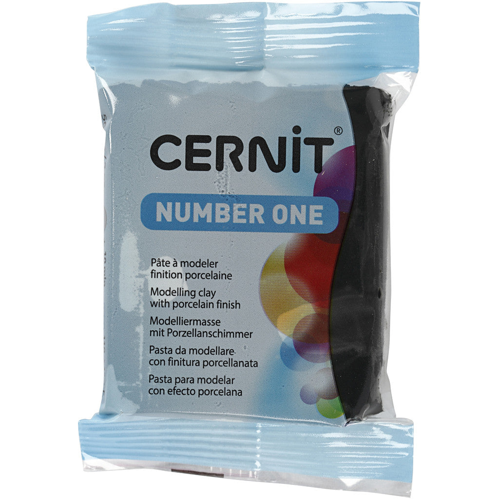 Cernit, svart (100), 56 g/ 1 förp. [HOB-78025]