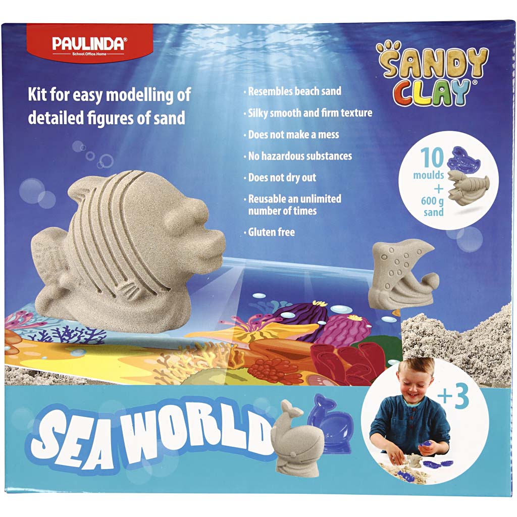 Sandy Clay® , seaworld, natur, 1 set [HOB-78269]