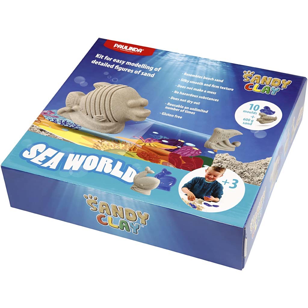 Sandy Clay® , seaworld, natur, 1 set [HOB-78269]