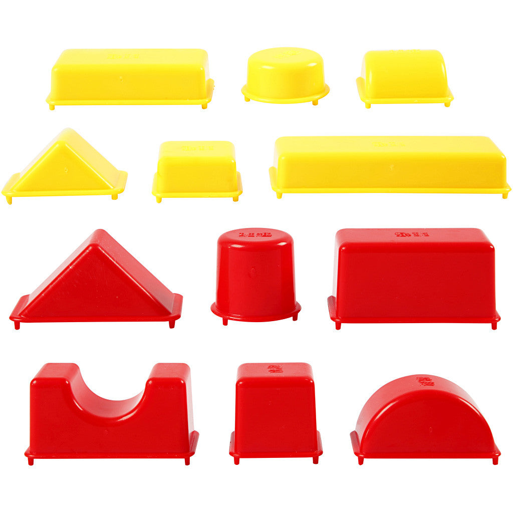Sandformar, stl. 3,5-9,5 cm, 36 st./ 1 förp. [HOB-78275]