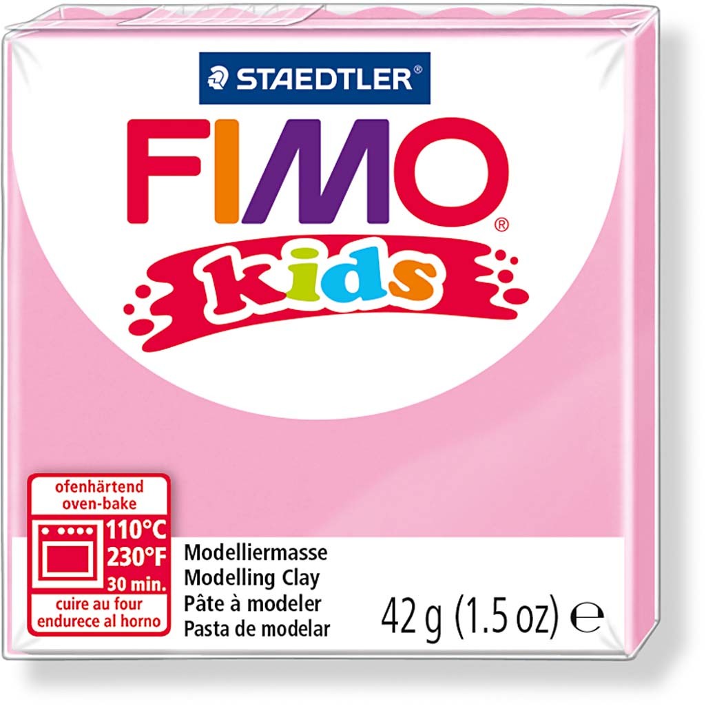 FIMO® Kids Clay, rosa, 42 g/ 1 förp. [HOB-78523]