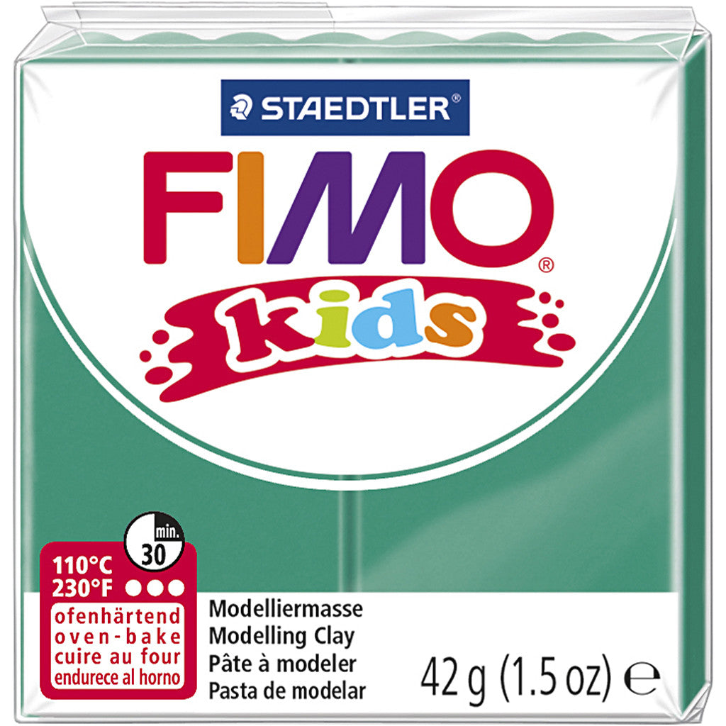 FIMO® Kids Clay, grön, 42 g/ 1 förp. [HOB-78529]