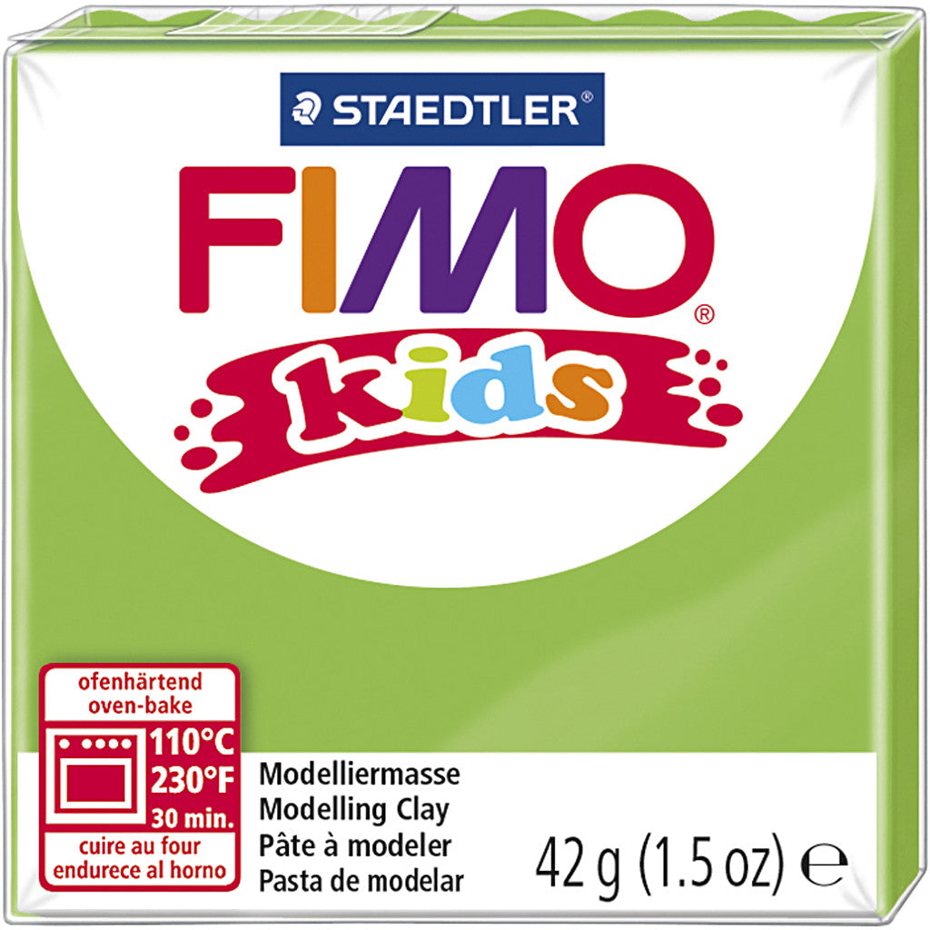 FIMO® Kids Clay, ljusgrön, 42 g/ 1 förp. [HOB-78530]