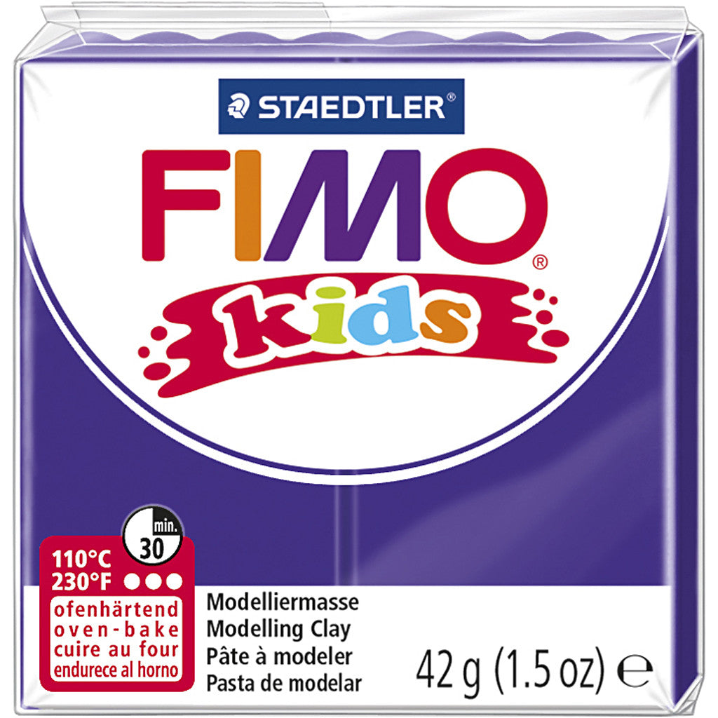 FIMO® Kids Clay, lila, 42 g/ 1 förp. [HOB-78531]