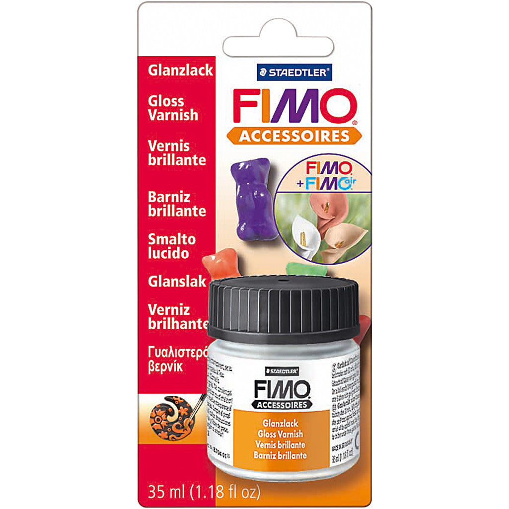 FIMO® Lack, blank transparent, 35 ml/ 1 flaska [HOB-78595]