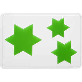 Gjutformar, Stjärnor, H: 6+8+10 cm, D: 9 mm, stl. 14,9x22 cm, 1 st. [HOB-78637]