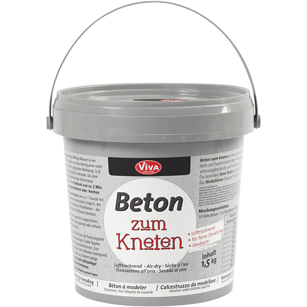 Betong till modellering/Knådbetong, grå, 1500 g/ 1 förp. [HOB-786570]