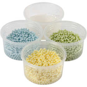 Pearl Clay®, mixade färger, 3x25+38 g, 1 set [HOB-78726]