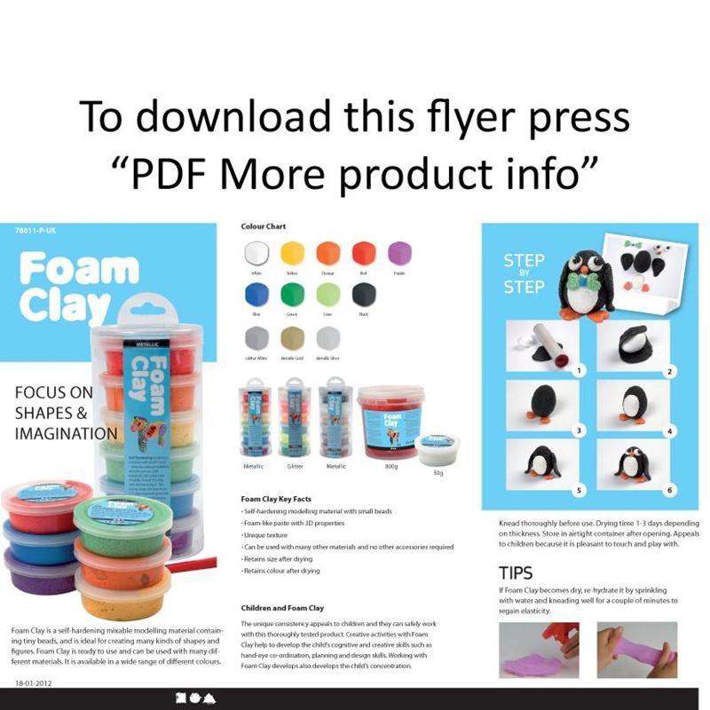 Foam Clay® , neongul, 560 g/ 1 hink [HOB-78829]