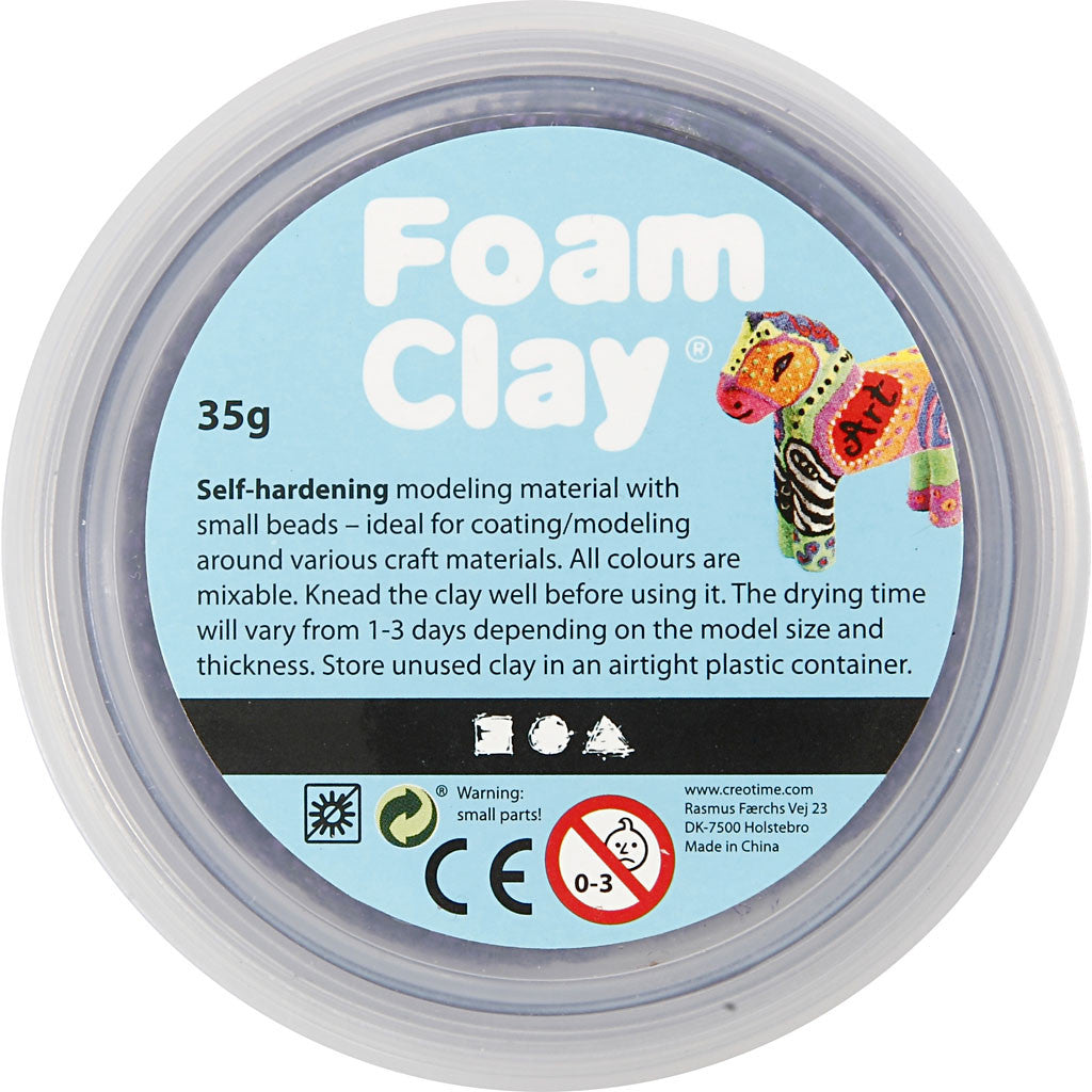 Foam Clay® , lila, 35 g/ 1 burk [HOB-78867]