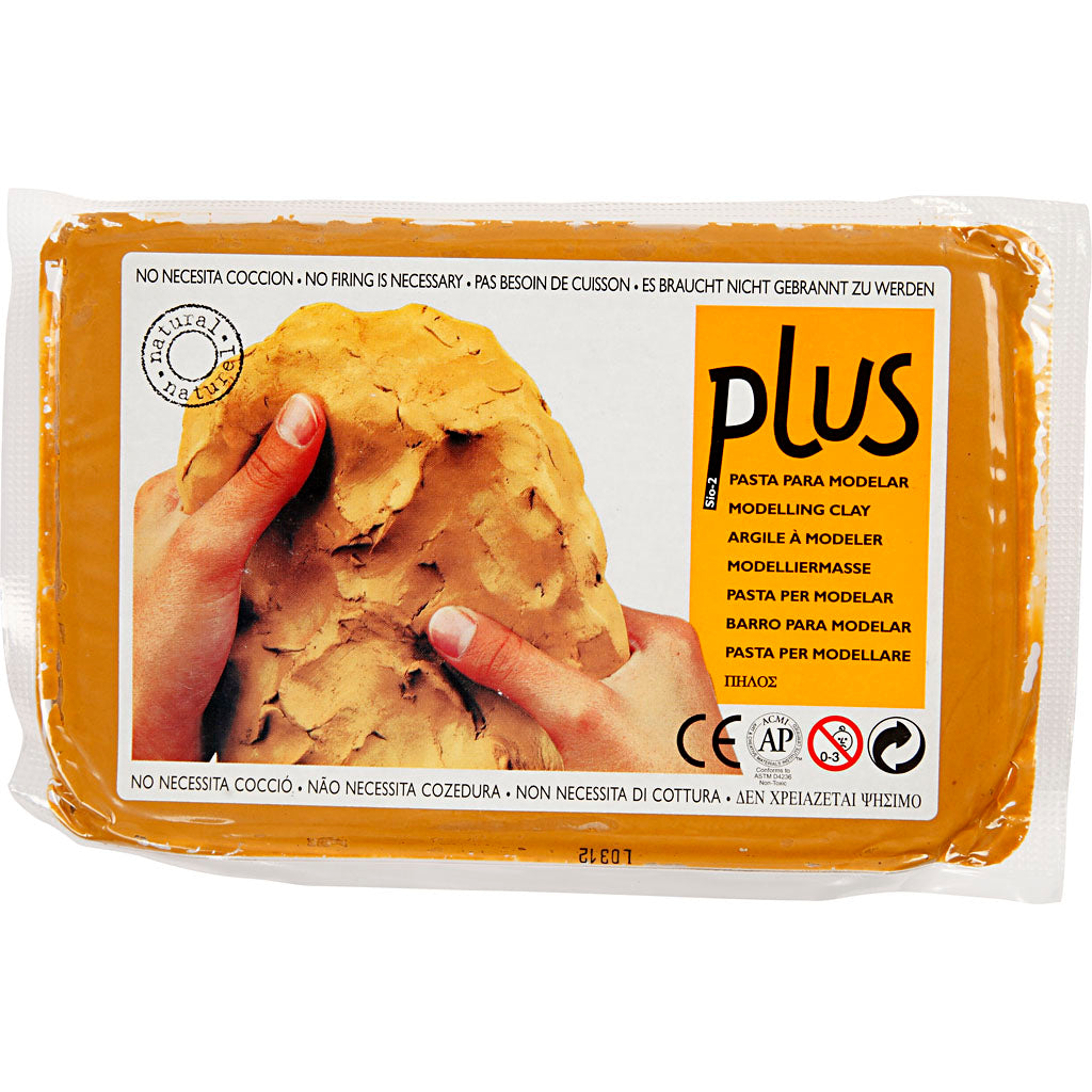 Självhärdande Lera, gulockra, 1000 g/ 1 förp. [HOB-789020]