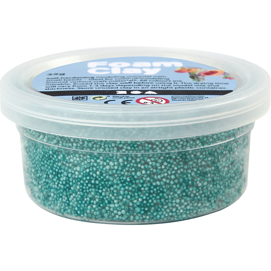 Foam Clay® , mörkgrön, 35 g/ 1 burk [HOB-78954]