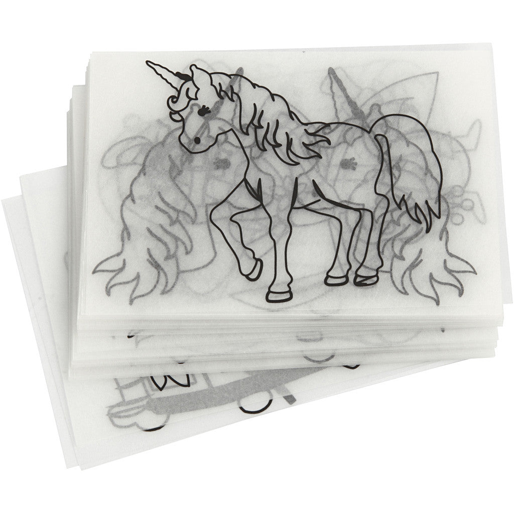 Krympplastark med motiv, ark 10,5x14,5 cm, tjocklek 0,3 mm, 36 ark/ 1 förp. [HOB-79072]