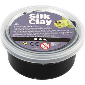 Silk Clay®, svart, 40 g/ 1 burk [HOB-79102]