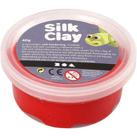 Silk Clay®, röd, 40 g/ 1 burk [HOB-79104]
