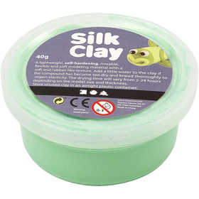 Silk Clay®, ljusgrön, 40 g/ 1 burk [HOB-79108]