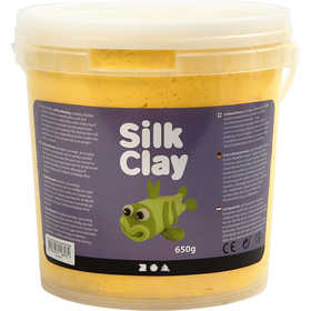 Silk Clay®, gul, 650 g/ 1 hink [HOB-79130]