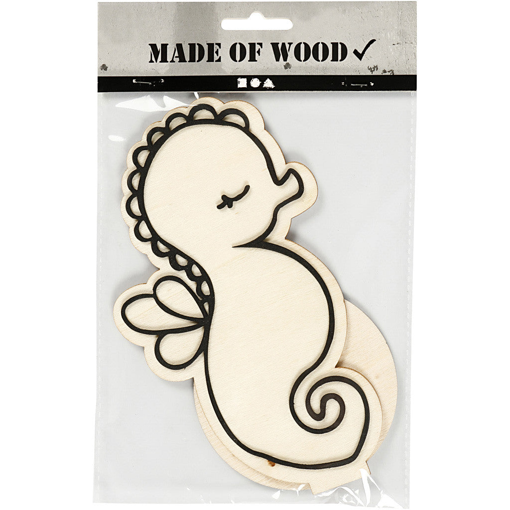 Dekorationsfigur, sjöhäst, H: 18 cm, 1 st. [HOB-791957]