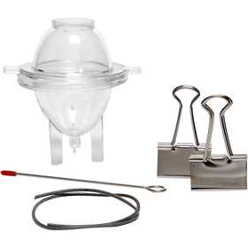 Ljusform, Ägg, H: 65 mm, Dia. 47 mm, 1 st. [HOB-79248]