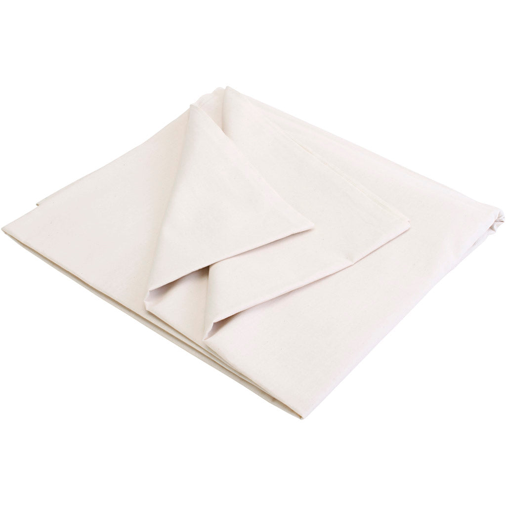 Tvättad bomullscanvas, B: 150 cm, natur, 5 m/ 1 förp. [HOB-800299]