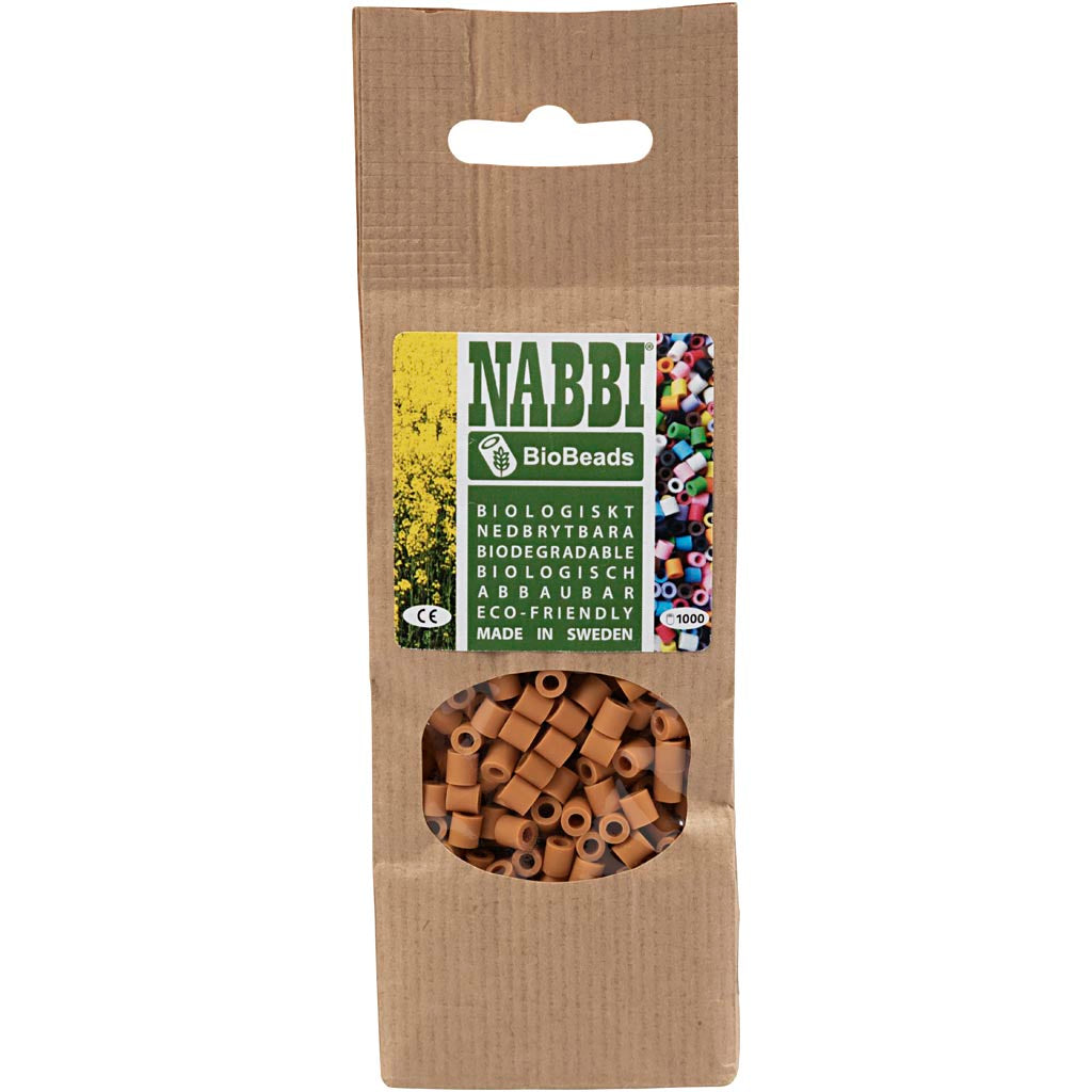 NABBI BioBeads, size 5x5 mm, hole size 2,5 mm, medium, dark green, 1000 pc