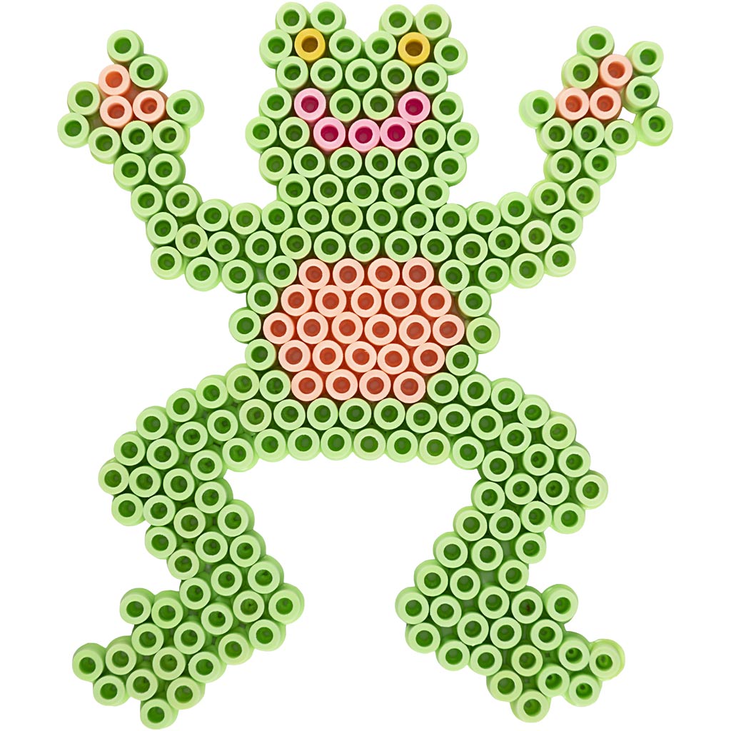 NABBI BioBeads Pärlplatta, groda, stl. 10x12 cm, medium, 1 st. [HOB-906786]