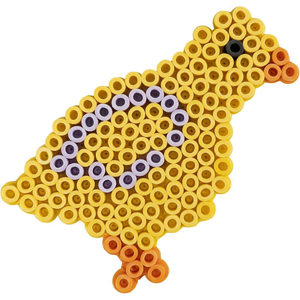 NABBI BioBeads Pärlplatta, fågel, stl. 6,2x13,4 cm, medium, 1 st. [HOB-906787]