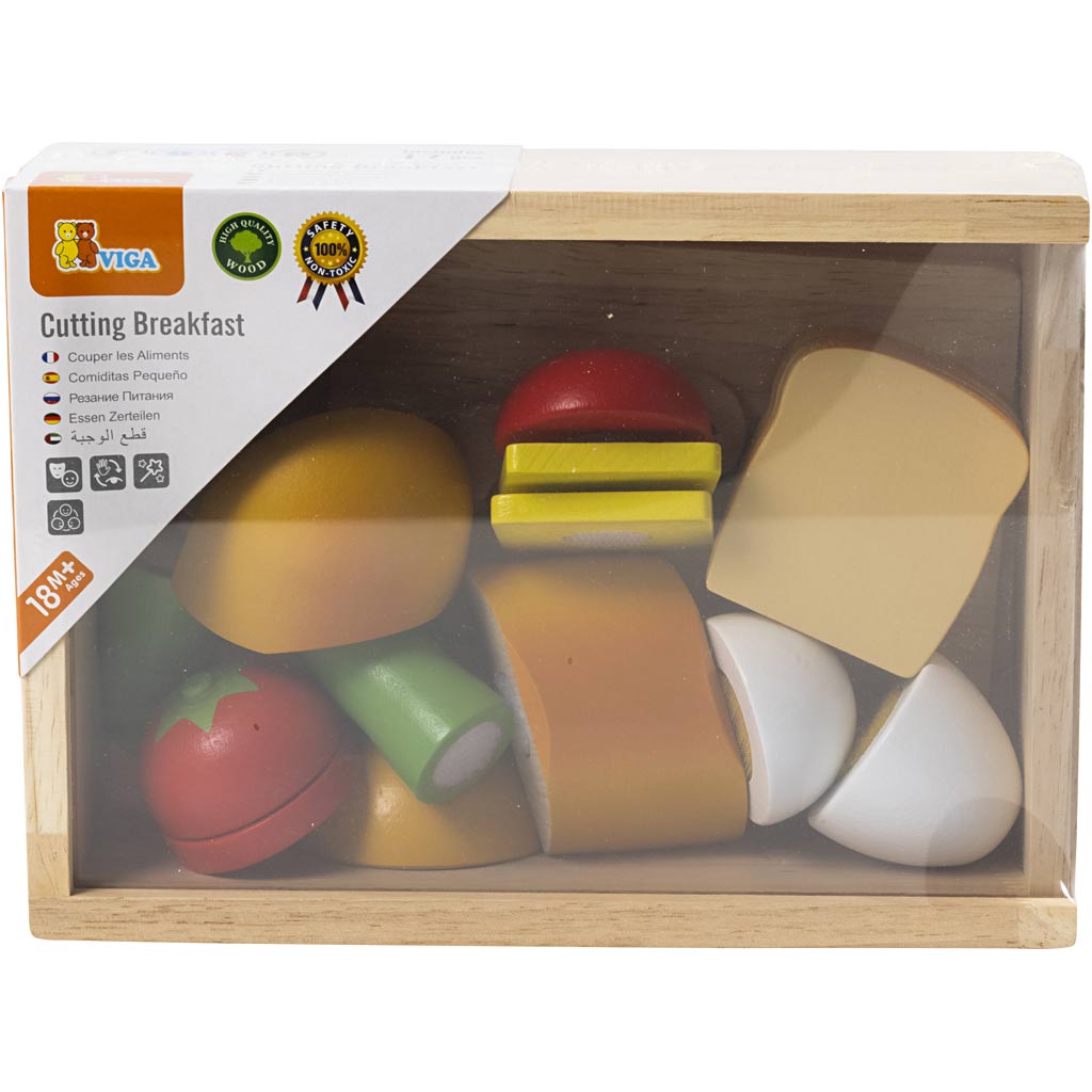 VIGA Frukostset, mixade färger, 1 set [HOB-907718]