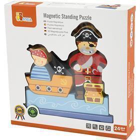 VIGA Magnetiskt 3D-pussel, 1 set [HOB-907740]