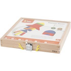VIGA Magnetisk Aktivitetsset, stl. 2-10 cm, 1 set [HOB-908279]