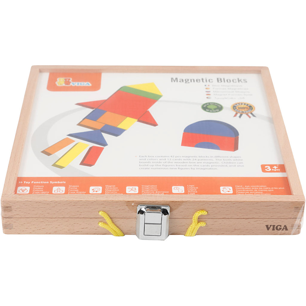 VIGA Magnetisk Aktivitetsset, stl. 2-10 cm, 1 set [HOB-908279]