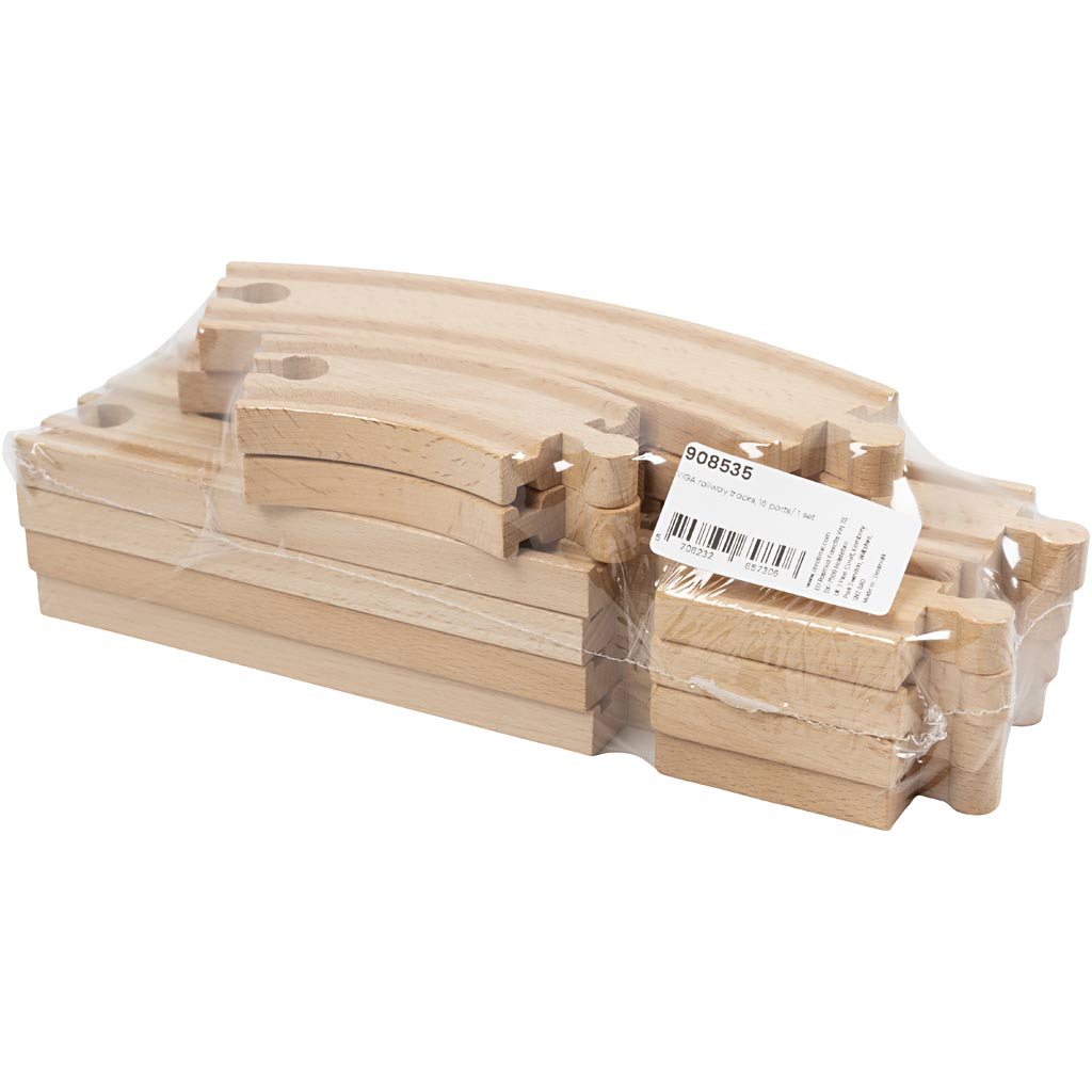 VIGA tågskenor, 16 delar/ 1 set [HOB-908535]