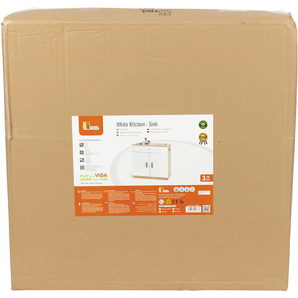 VIGA diskbänk, H: 55 cm, D: 36 cm, B: 65 cm, 1 st. [HOB-908573]
