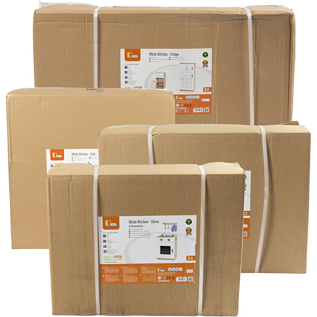 VIGA Kök, H: 55-79 cm, D: 34 cm, B: 40 cm, 4 delar/ 1 set [HOB-908574]