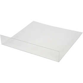 PET platta, stl. 375x380 mm, transparent, 1 st. [HOB-93231]
