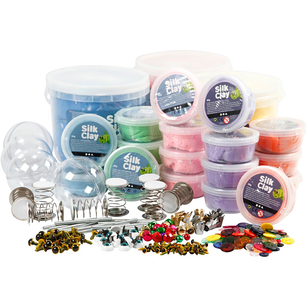 Funny Friends, klassrumsuppsättning, mixade färger, 1 set [HOB-97250]