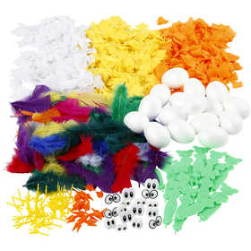 Kycklingar, H: 6 cm, 16 st., 1 set [HOB-97443]