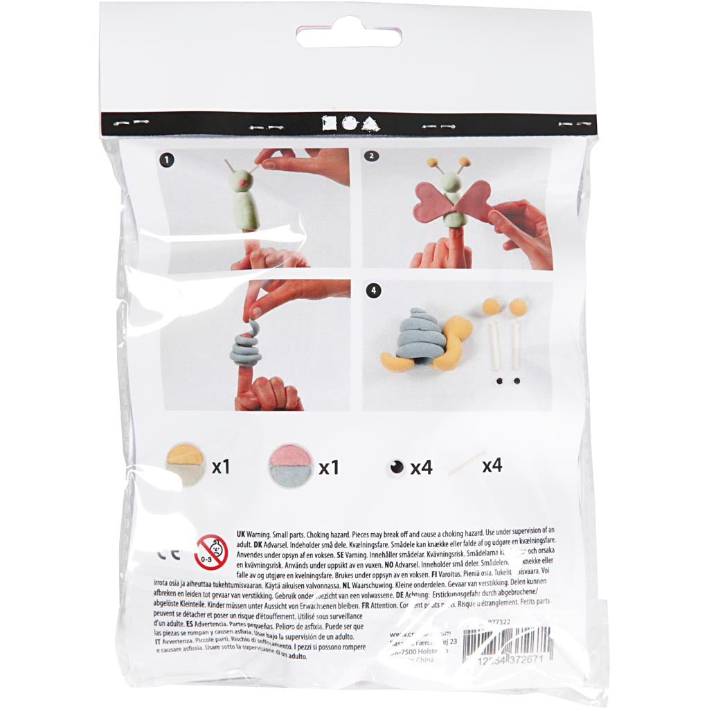 Mini DIY Kit, fingerdockor, 1 förp. [HOB-977322]