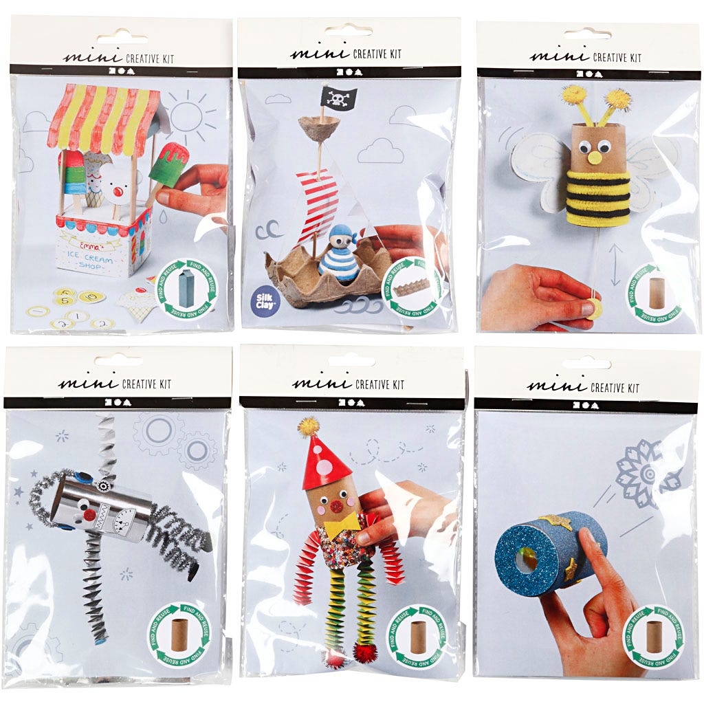 Mini DIY Kit, 6 set/ 1 förp. [HOB-977436]