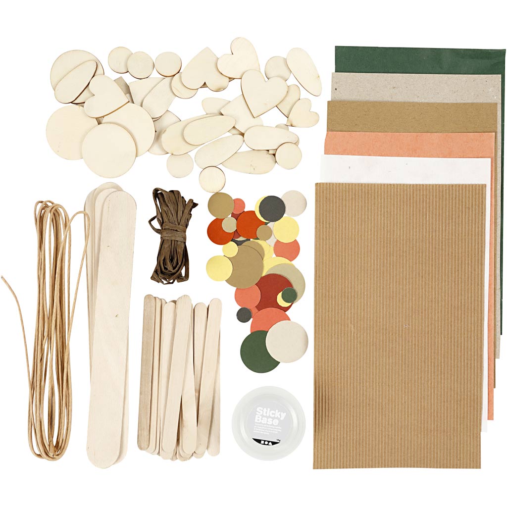 Kreativ mix, Natur, 1 förp. [HOB-977444]